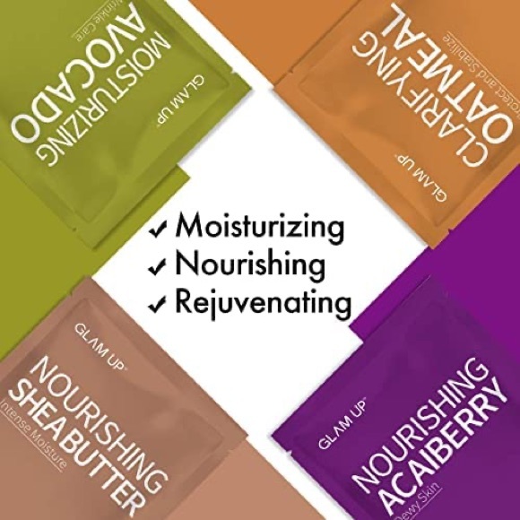 NEW 12 pack ‘GLAM UP’ Sheet Masks - Picture 7 of 7